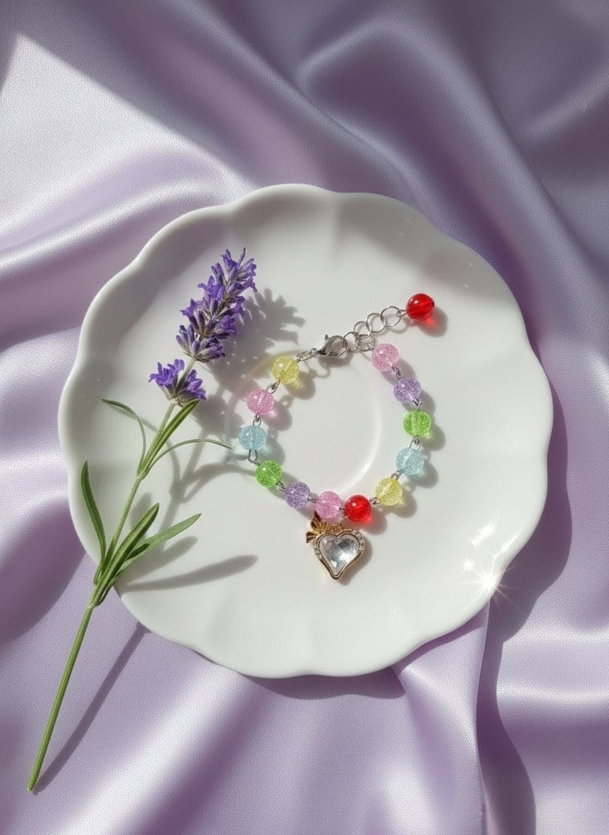 Ethereal Heart Link Bracelet